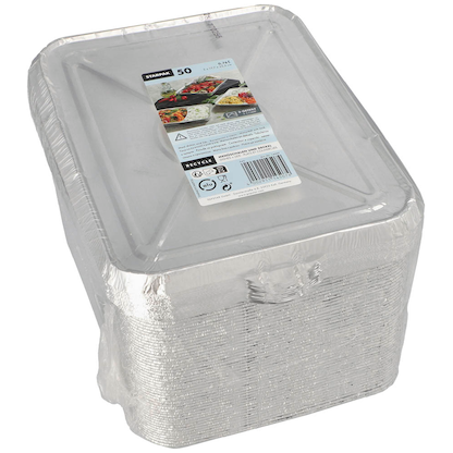 Artikelbild 3 für 50 STARPAK Menüschalen mit Deckel 760,0 ml, Artikelnummer 465577