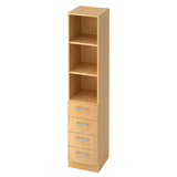 Artikelbild 1 für HAMMERBACHER Regalschrank 7600 RE, V7600/3/3/RE ahorn 40,6 x 42,0 x 200,4 cm, Artikelnummer 862957