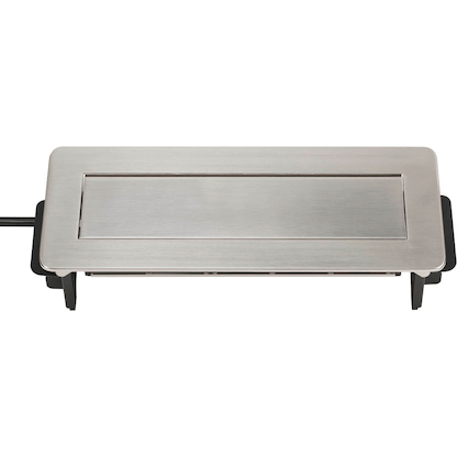 Artikelbild 2 für brennenstuhl Indesk Power 3-fach Tischsteckdose 2,0 m silber mit USB-Buchse, Artikelnummer 853186