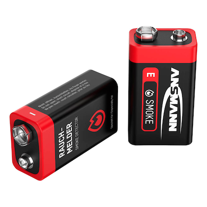 Artikelbild 2 für 2 ANSMANN Batterien 6LR61 E-Block 9,0 V, Artikelnummer 401733