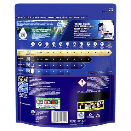 Artikelbild 2 für finish POWERBALL QUANTUM ALL IN 1 Spülmaschinentabs 98 St., Artikelnummer 392591