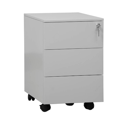 Artikelbild 2 für Gürkan Rollcontainer lichtgrau 3 Auszüge 40,0 x 60,0 x 61,0 cm, Artikelnummer 564839