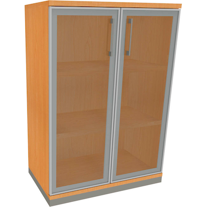 Artikelbild 12 für fm Aktenschrank Oldenburg, 4260429767908 buche, Acrylglas satiniert 2 Fachböden 80,0 x 44,2 x 113,3 cm, Artikelnummer 372221