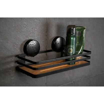 Artikelbild 2 für WENKO Static-Loc® Alba Duschkorb Stahl, Bambus, Artikelnummer 804181