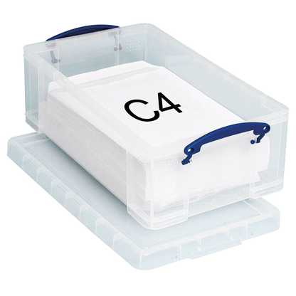 Artikelbild 3 für Really Useful Box Aufbewahrungsbox 12,0 l transparent 46,5 x 27,0 x 15,0 cm, Artikelnummer 253864