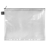 Artikelbild 1 für VELOFLEX Reißverschlussbeutel transparent/schwarz 0,26 mm, 1 St., Artikelnummer 190706