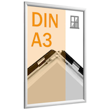 Artikelbild 1 für SPRINTIS Klapprahmen silber 29,7 x 42,0 cm, 1 St., Artikelnummer 729899