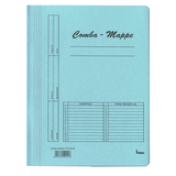 Artikelbild 1 für 5 bene Schnellhefter Comba-Mappe Karton blau DIN A4, Artikelnummer 444083