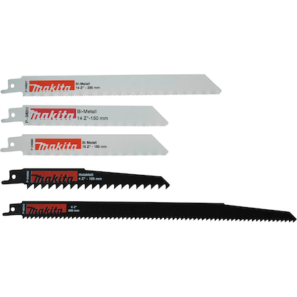 Artikelbild 1 für makita P-83945 Säbelsägeblätter-Set 5-teilig, Artikelnummer 922054