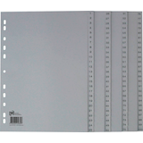 Artikelbild 1 für OXFORD Ordnerregister DIN A4 Vollformat 1-100 grau 100-teilig, 1 Set, Artikelnummer 313591