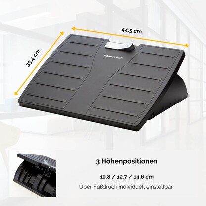 Artikelbild 2 für Fellowes Fußstütze Office Suites™ Microban® schwarz Kunststoff, Artikelnummer 686917
