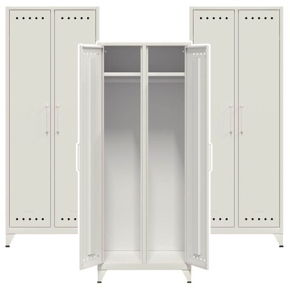 Artikelbild für AKTION: 3 BISLEY Stahlschränke Fern Maxi FERMAX696P3 verkehrsweiß 70,0 x 51,0 x 180,0 cm, aufgebaut, Artikelnummer 145017