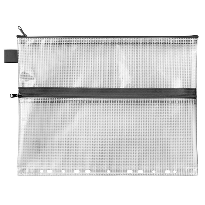 Artikelbild 5 für VELOFLEX Reißverschlussbeutel transparent/schwarz 0,26 mm, 1 St., Artikelnummer 190717