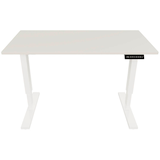 Artikelbild 1 für BISLEY E-StarterTech elektrisch höhenverstellbarer Schreibtisch lichtgrau rechteckig, T-Fuß-Gestell weiß 120,0 x 60,0 cm, Artikelnummer 412678