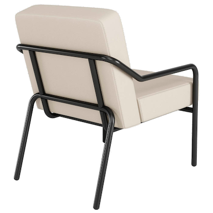 Artikelbild 3 für medso powered by PAPERFLOW Sessel MEDSO M creme schwarz Kunstleder, 1 St., Artikelnummer 522076