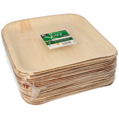 Artikelbild 4 für 25 PAPSTAR Palmblatt-Teller pure 25,5 x 25,5 cm, Artikelnummer 130991