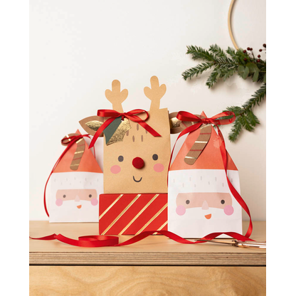 Artikelbild 5 für folia Papiertüten Santa & Deer mehrfarbig, Artikelnummer 719459
