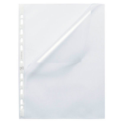Artikelbild 6 für 100 OXFORD Prospekthüllen DIN A4 transparent genarbt 0,12 mm, Artikelnummer 704940