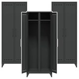 Artikelbild 1 für AKTION: 3 BISLEY Stahlschränke Fern Maxi FERMAX634P3 anthrazitgrau 70,0 x 51,0 x 180,0 cm, aufgebaut, Artikelnummer 145157