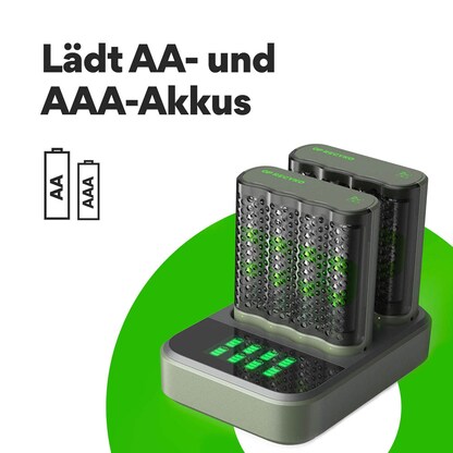 Artikelbild 6 für GP M452D 2x4-Port + Dockingstation Akku-Schnellladegerät inkl. Akkus, Artikelnummer 255347