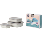 Artikelbild 1 für MEPAL Frischhaltedosen-Set Cirqula weiß 0,5/1,0/2,0 l, 1 Set, Artikelnummer 434658