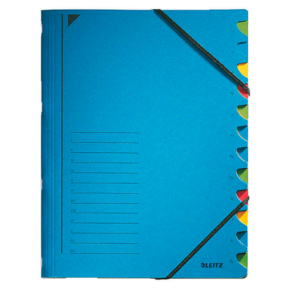Artikelbild für AKTION: LEITZ Ordnungsmappe 3912 12 Fächer blau mit Prämie nach Registrierung, Artikelnummer 322920