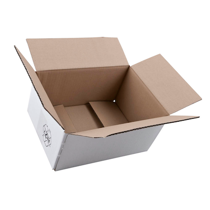 Artikelbild für 20 Nestler Wellpapp-Faltkartons 1-wellig weiß 31,5 x 22,5 x 15,7 cm Außenmaß, Artikelnummer 597229