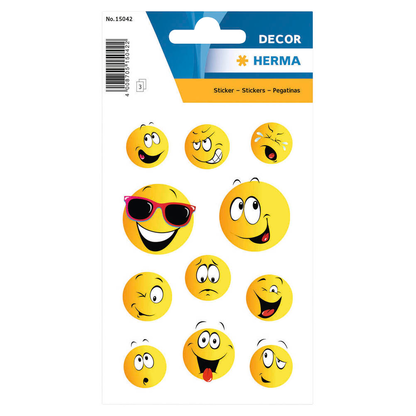 Artikelbild 16 für HERMA Aufkleber 15042 Smiley, 33 Etiketten, Artikelnummer 292973