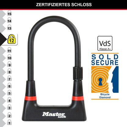 Artikelbild 4 für Master Lock® Fahrradschloss 8279EURDPRO schwarz, Artikelnummer 727703