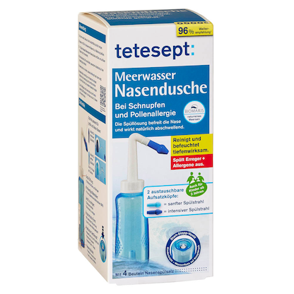 Artikelbild 2 für tetesept Nasendusche 4008491115698 blau, weiß Kunststoff, Artikelnummer 516086