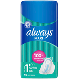 Artikelbild 1 für always Binden Maxi Normal mit Flügeln für Tag, 16 St., Artikelnummer 922272