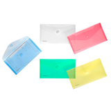 Artikelbild 1 für 10 FolderSys Dokumententaschen DIN lang farbsortiert glatt 0,20 mm, Artikelnummer 585174