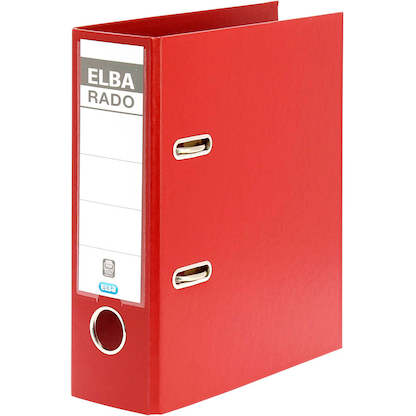 Artikelbild 2 für ELBA A5 Hochformat Ordner rot Kunststoff 7,5 cm DIN A5 hoch, Artikelnummer 116640