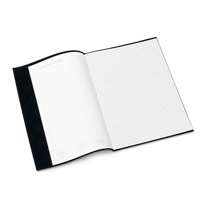 Artikelbild 3 für HERMA Heftumschlag mit Baststruktur schwarz Kunststoff DIN A5, Artikelnummer 831853