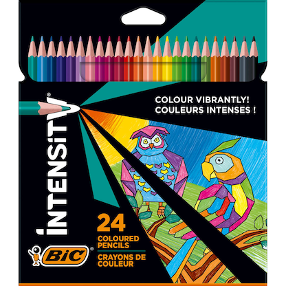 Artikelbild 21 für BIC INTENSITY Buntstifte farbsortiert, 24 St., Artikelnummer 844641