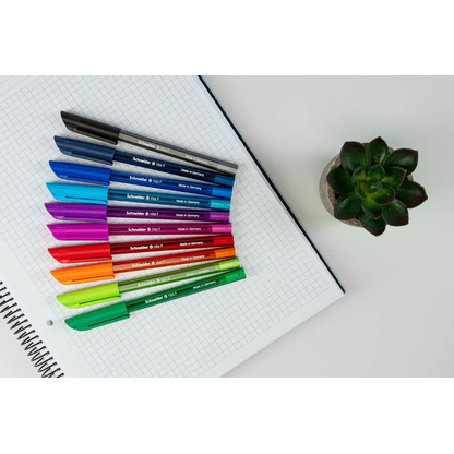 Artikelbild 10 für Schneider Kugelschreiber Vizz M farbsortiert, Schreibfarbe: farbsortiert, 10 St., Artikelnummer 325041