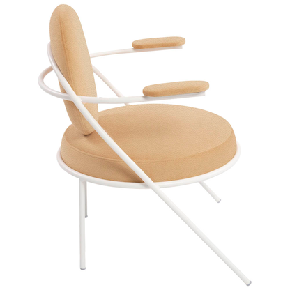 Artikelbild 2 für meet powered by PAPERFLOW Sessel SATURNE elfenbein weiß Kunstleder, 1 St., Artikelnummer 231627