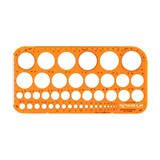 Artikelbild 1 für STANDARDGRAPH Zeichenschablone orange, Artikelnummer 712469