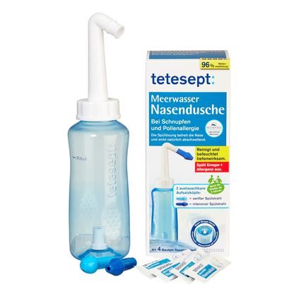 Artikelbild für tetesept Nasendusche 4008491115698 blau, weiß Kunststoff, Artikelnummer 516086