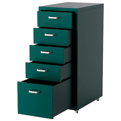 Artikelbild 2 für FlexiSpot Rollcontainer grün 5 Auszüge 28,0 x 41,0 x 69,0 cm, Artikelnummer 656419