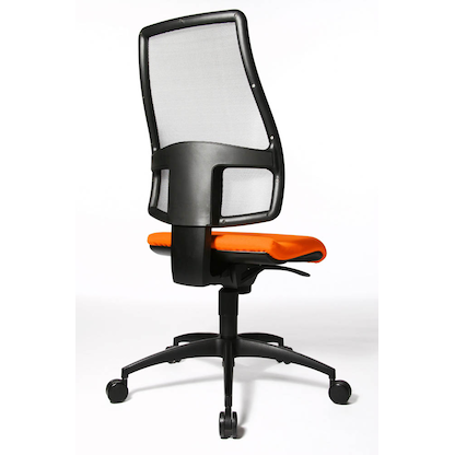 Artikelbild 4 für Topstar Bürostuhl Syncro Net, SN100 T34 Stoff orange, Gestell schwarz, Artikelnummer 612426