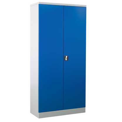 Artikelbild 13 für Gürkan Putzmittelschrank 111273 lichtgrau, enzianblau 80,0 x 38,0 x 180,0 cm, aufgebaut, Artikelnummer 561112