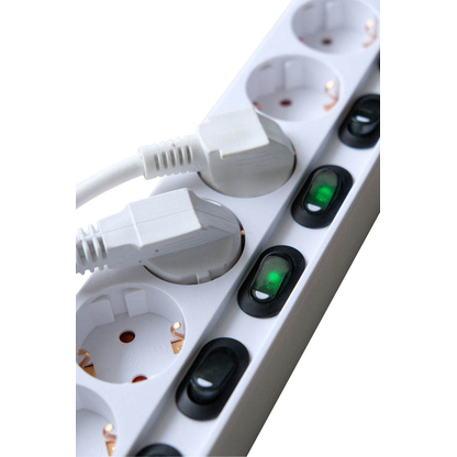 Artikelbild 5 für brennenstuhl 6-fach Steckdosenleiste mit Schalter 2,0 m weiß, Artikelnummer 554681