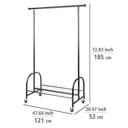 Artikelbild 5 für WENKO Teleskop-Garderobe Profi 50696100 schwarz Metall 121,0 x 185,0 cm, Artikelnummer 816864
