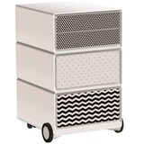 Artikelbild 1 für PAPERFLOW easyBox Black & White Rollcontainer weiß, schwarz 4 Auszüge 39,0 x 43,6 x 64,2 cm, Artikelnummer 215599