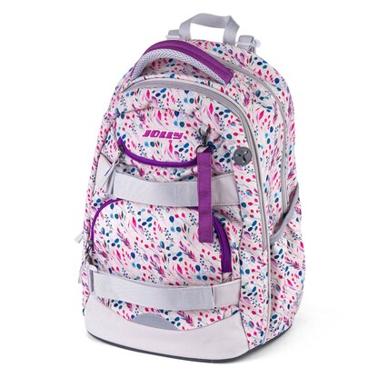 Artikelbild 5 für JOLLY Schulrucksack Next Gen Kunstfaser pink/ weiß, Artikelnummer 301071
