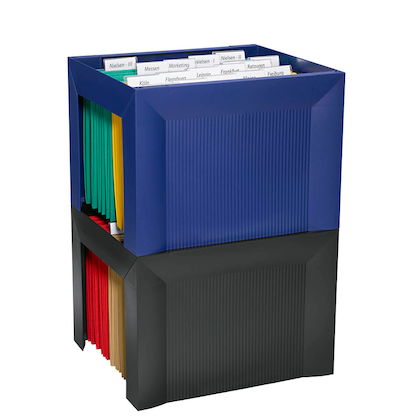 Artikelbild 2 für HAN Hängeregistraturkorb mit Mappen Karat schwarz, Artikelnummer 548867