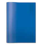 Artikelbild 1 für HERMA Heftumschlag transparent blau Kunststoff DIN A4, Artikelnummer 757267