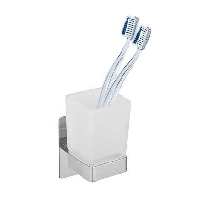 Artikelbild 3 für WENKO Zahnputzbecher Genova silber, glänzend, Artikelnummer 808804