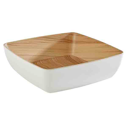 Artikelbild 1 für APS Schale FRIDA weiß/braun 2,65 l, Artikelnummer 199444